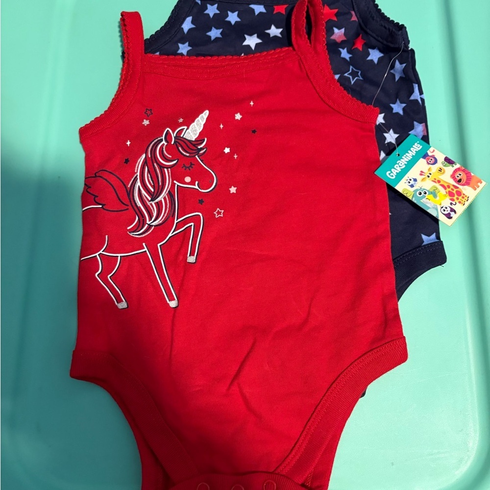 Set of 2, 1 piece suits 6-9months
